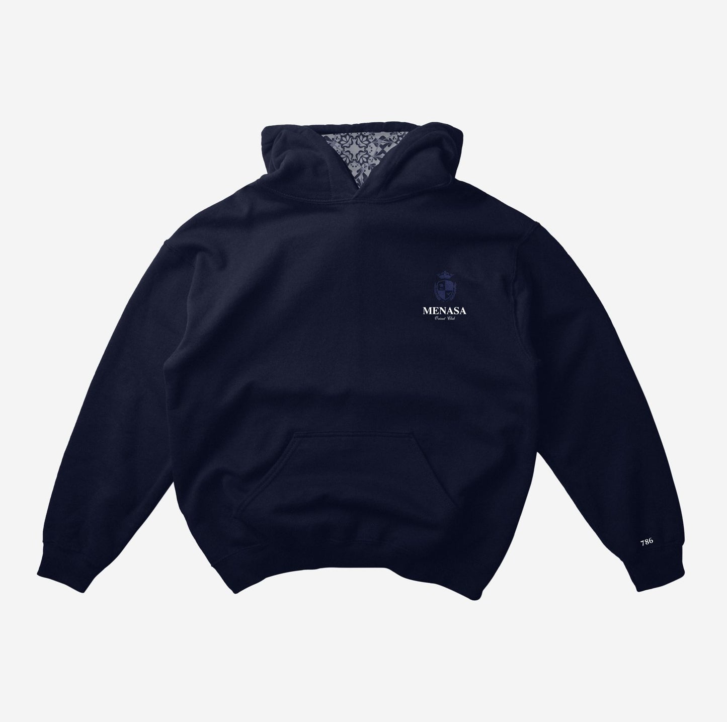 Menasa Logo Embroidered Hoodie