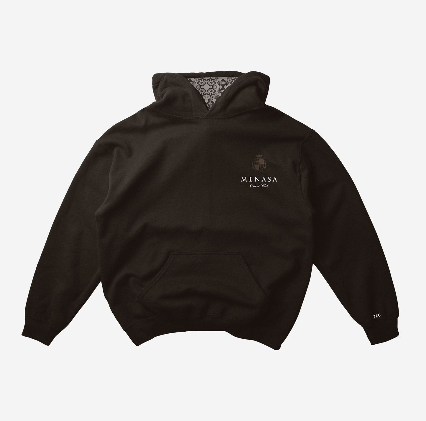 Menasa Logo Embroidered Hoodie
