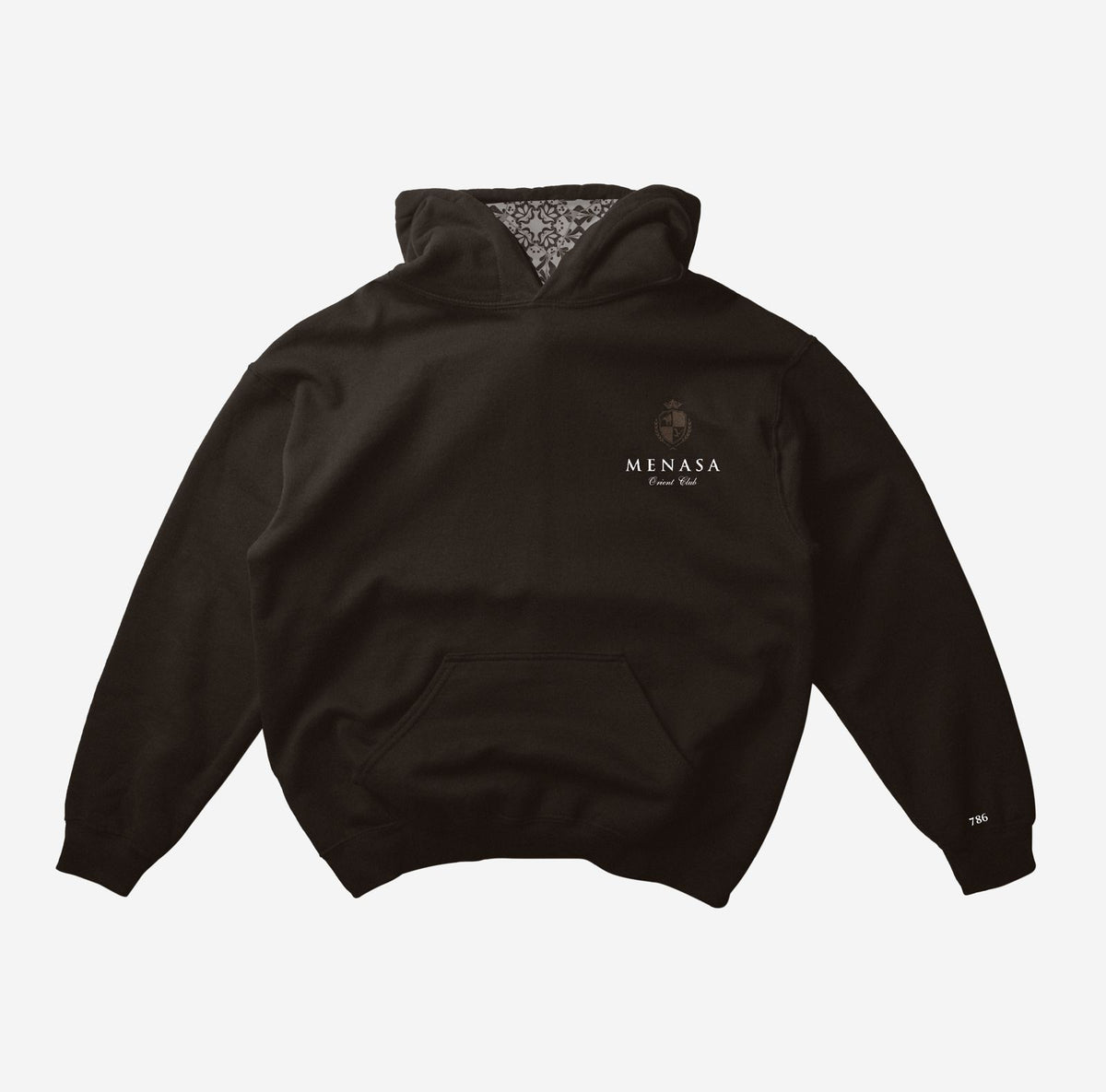 Menasa Logo Embroidered Hoodie