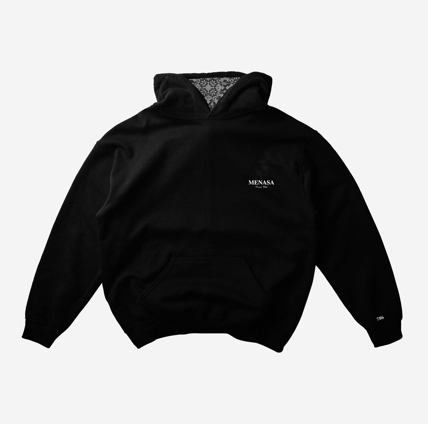 Menasa Logo Embroidered Hoodie