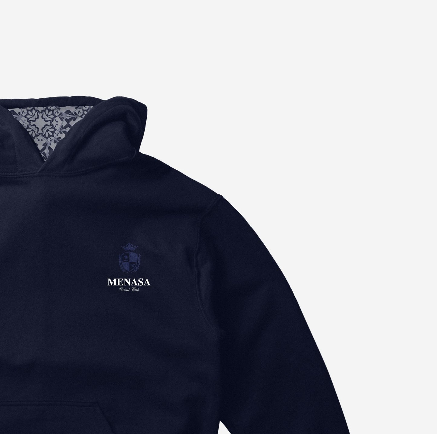 Menasa Logo Embroidered Hoodie