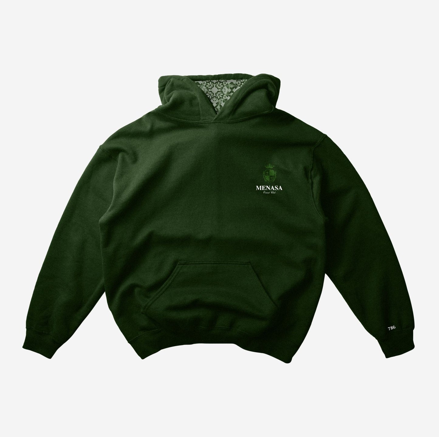 Menasa Logo Embroidered Hoodie