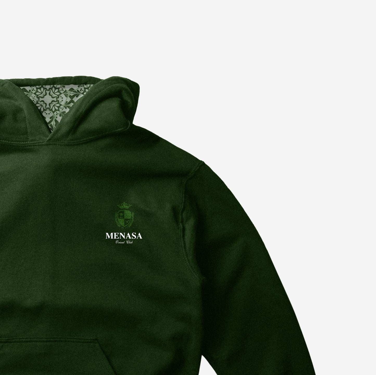 Menasa Logo Embroidered Hoodie